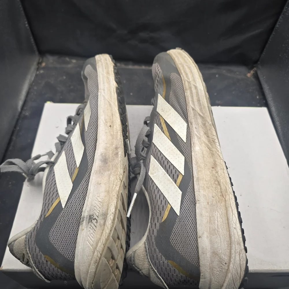 Adidas White‎ and Gold Sneakers